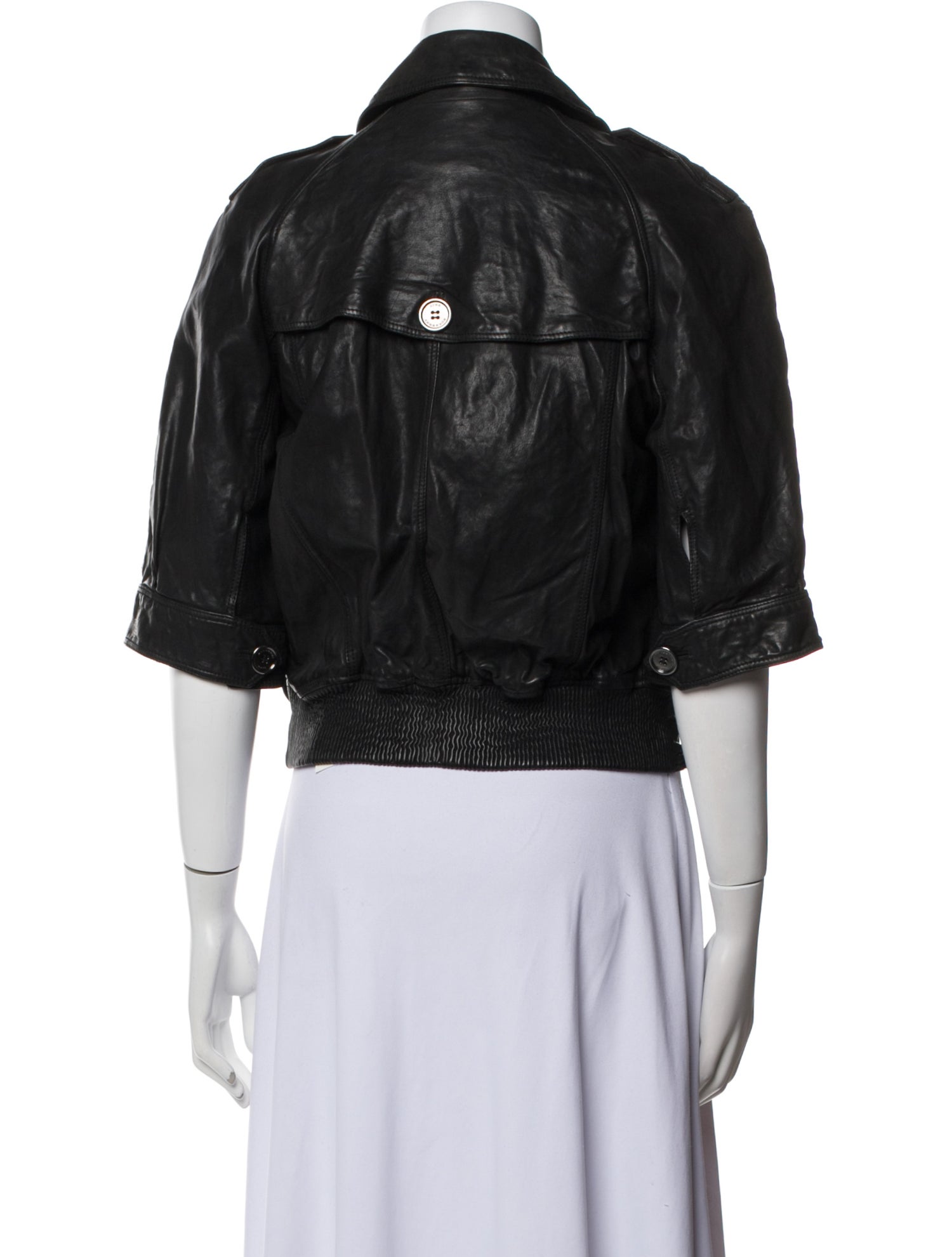 Burberry Brit Calf Leather Jacket